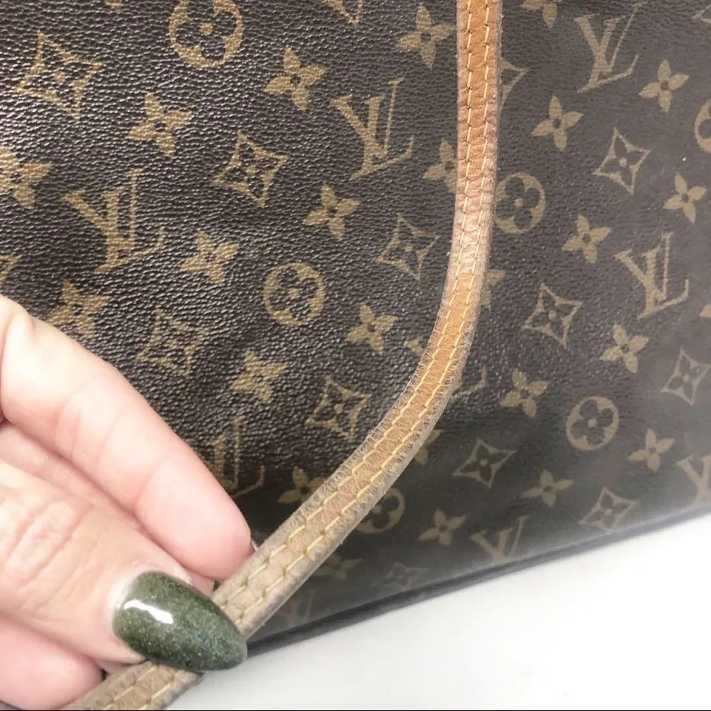 LOUIS VUITTON | Neverfull MM Monogram LV Brown Tan Purse Handbag Bag AUTHENTIC!!